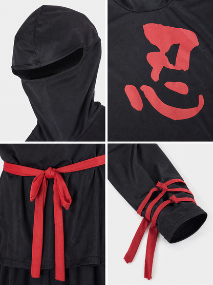Black Ninja Costume for Cosplay and Halloween