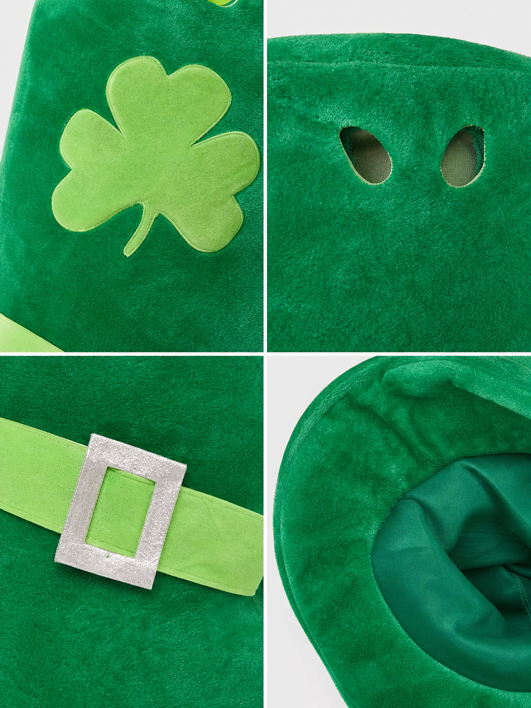 Green Leprechaun Costume with Hat and Pants