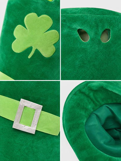 Green Leprechaun Costume with Hat and Pants