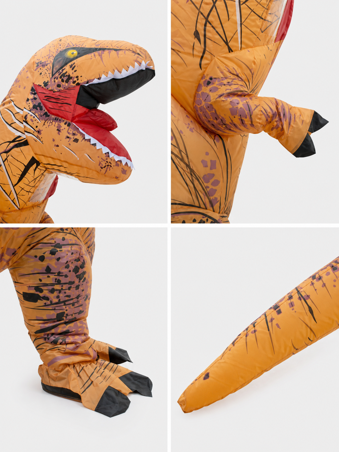 Inflatable Tyrannosaurus Rex Costume for Parties and Cosplay