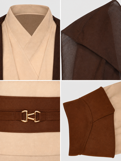 Jedi Costume for Cosplay with Cape and Belt