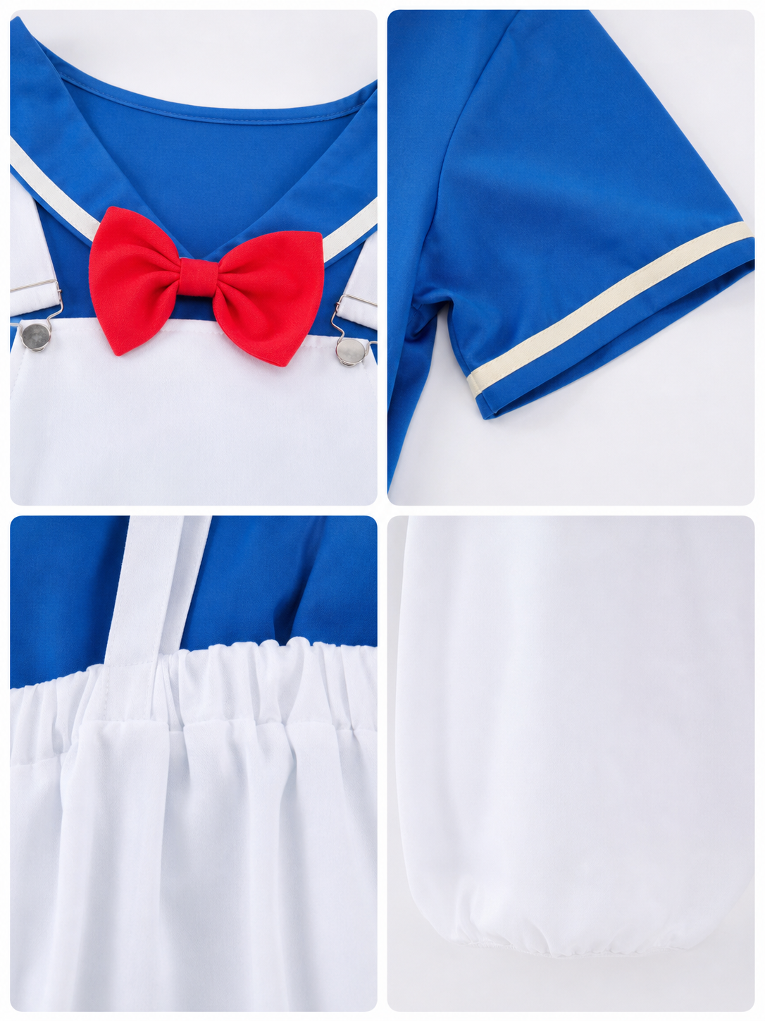 Blue and White Cosplay Costume