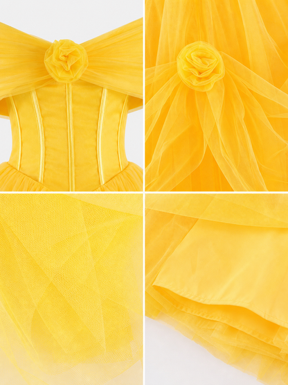 Puffy princess dress for celebrations and the stage
