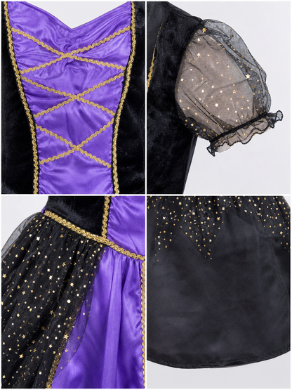Carnival Costume: Dress and Pointed Hat