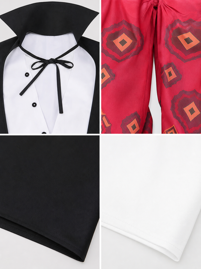 Pirate Cosplay Costume: Cape, Vest, and Pants