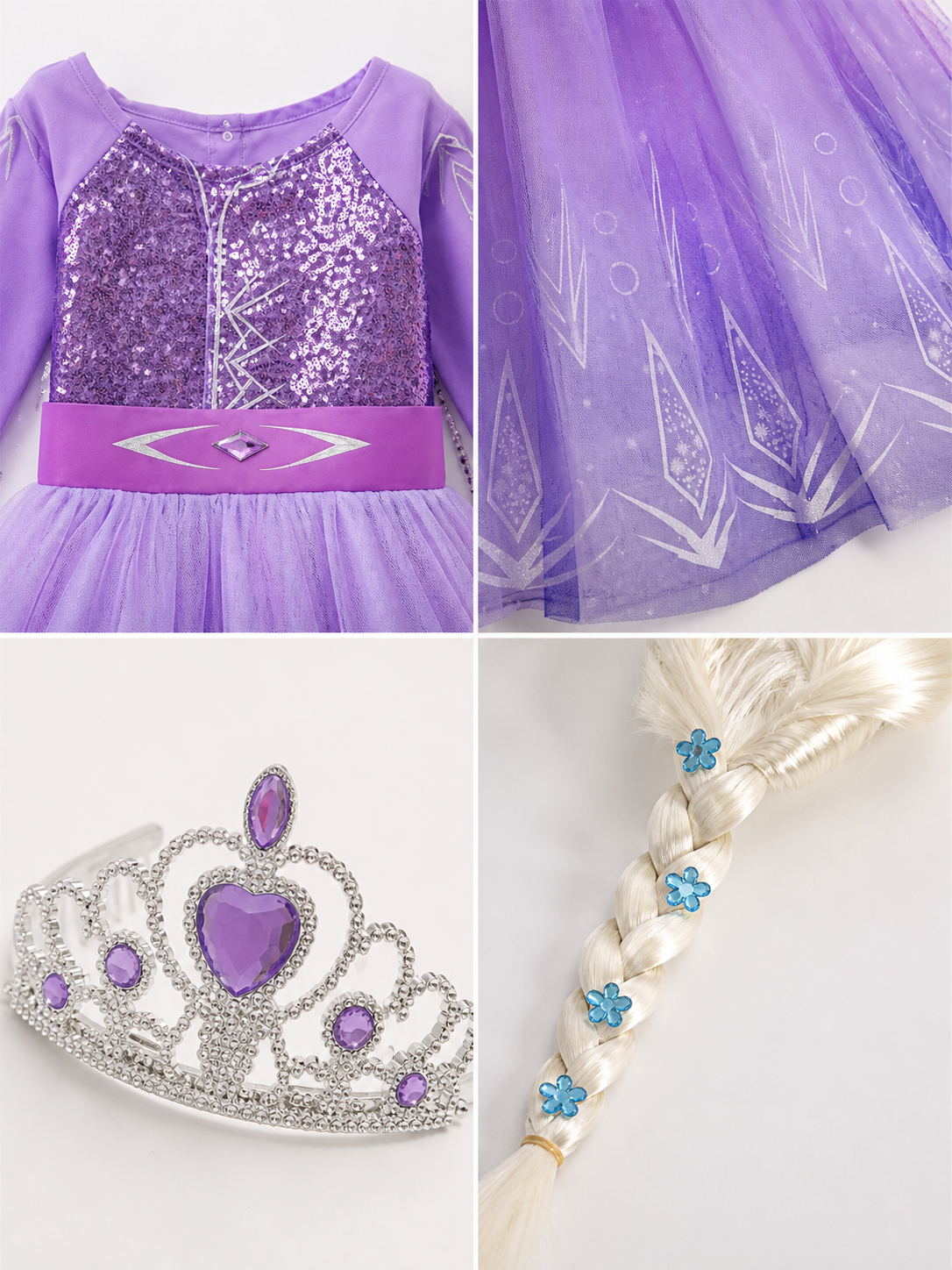 Snow Queen Carnival Costume for Halloween and Cosplay