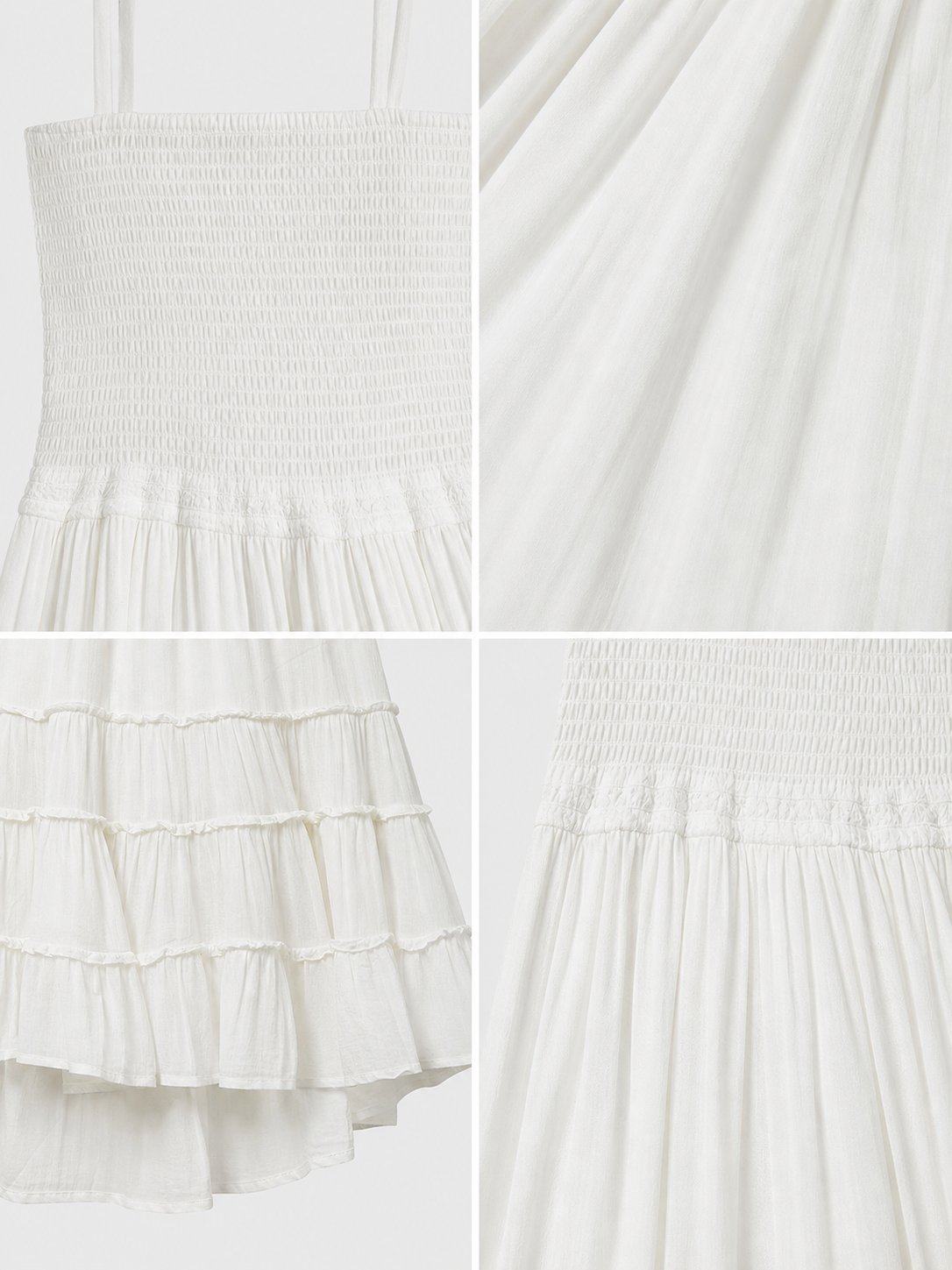 White Boho Maxi Dress with Open Back