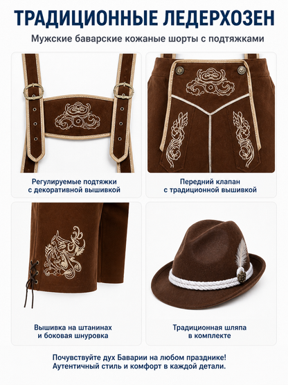 Bibbed suspender shorts with embroidery detail view