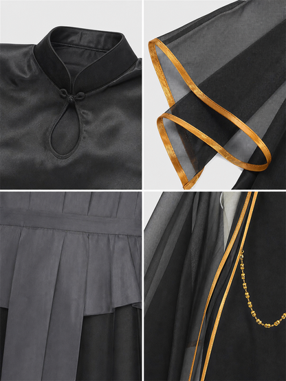 Hinata Cosplay Set with Veil and Layered Skirt