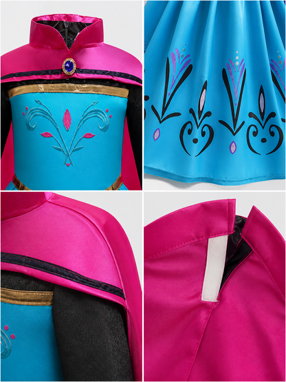 Princess Costume with Cape for Halloween