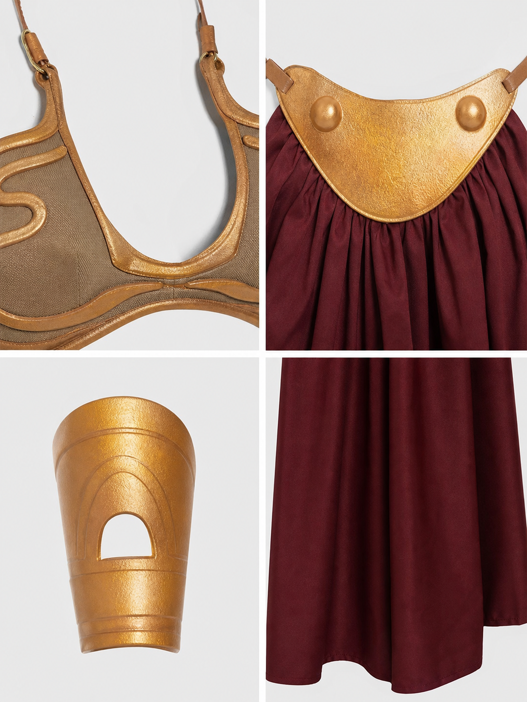 Star Wars Cosplay Costume with Gold Details
