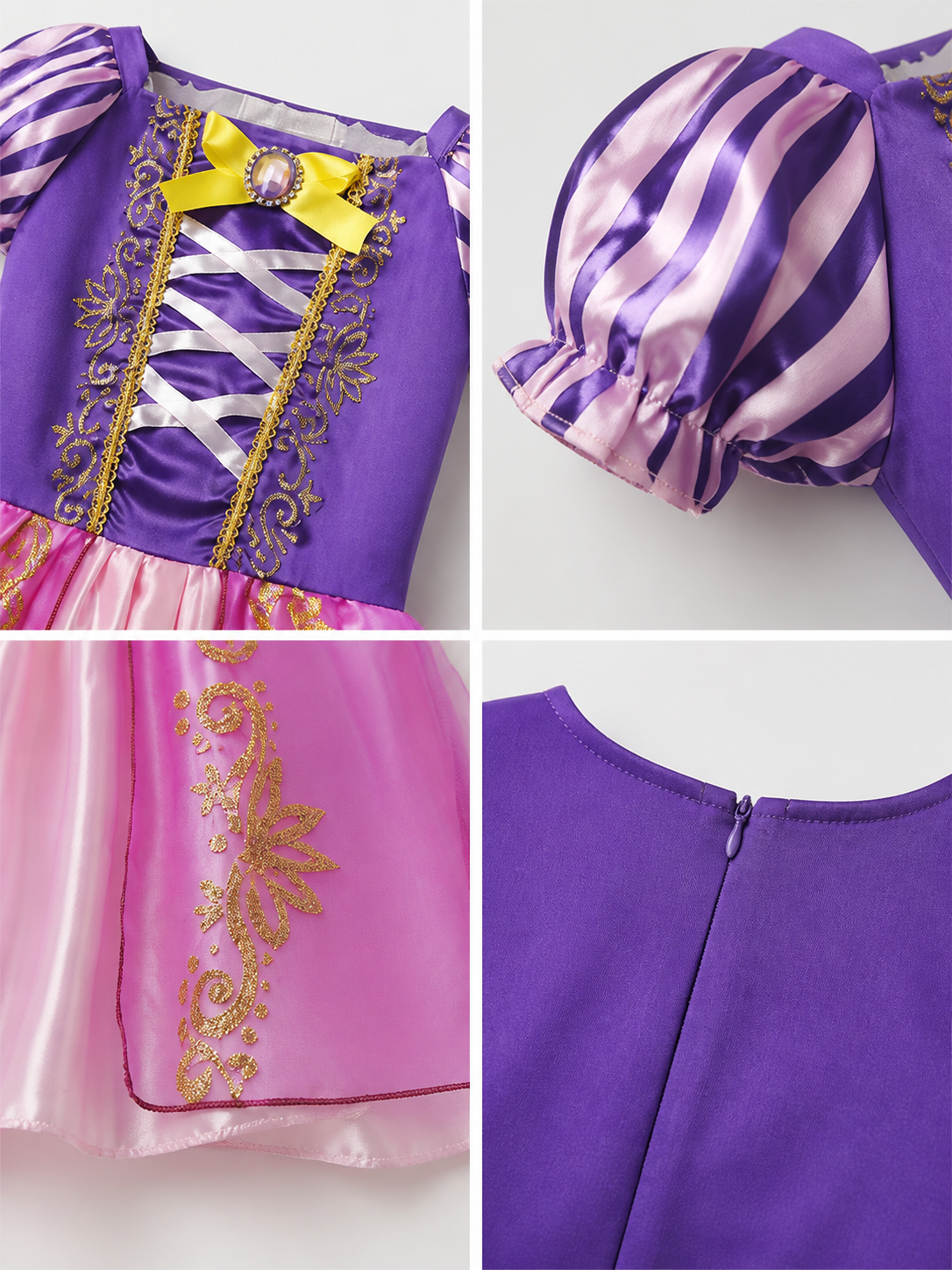 Princess Costume Dress for Halloween and Cosplay product detail composite