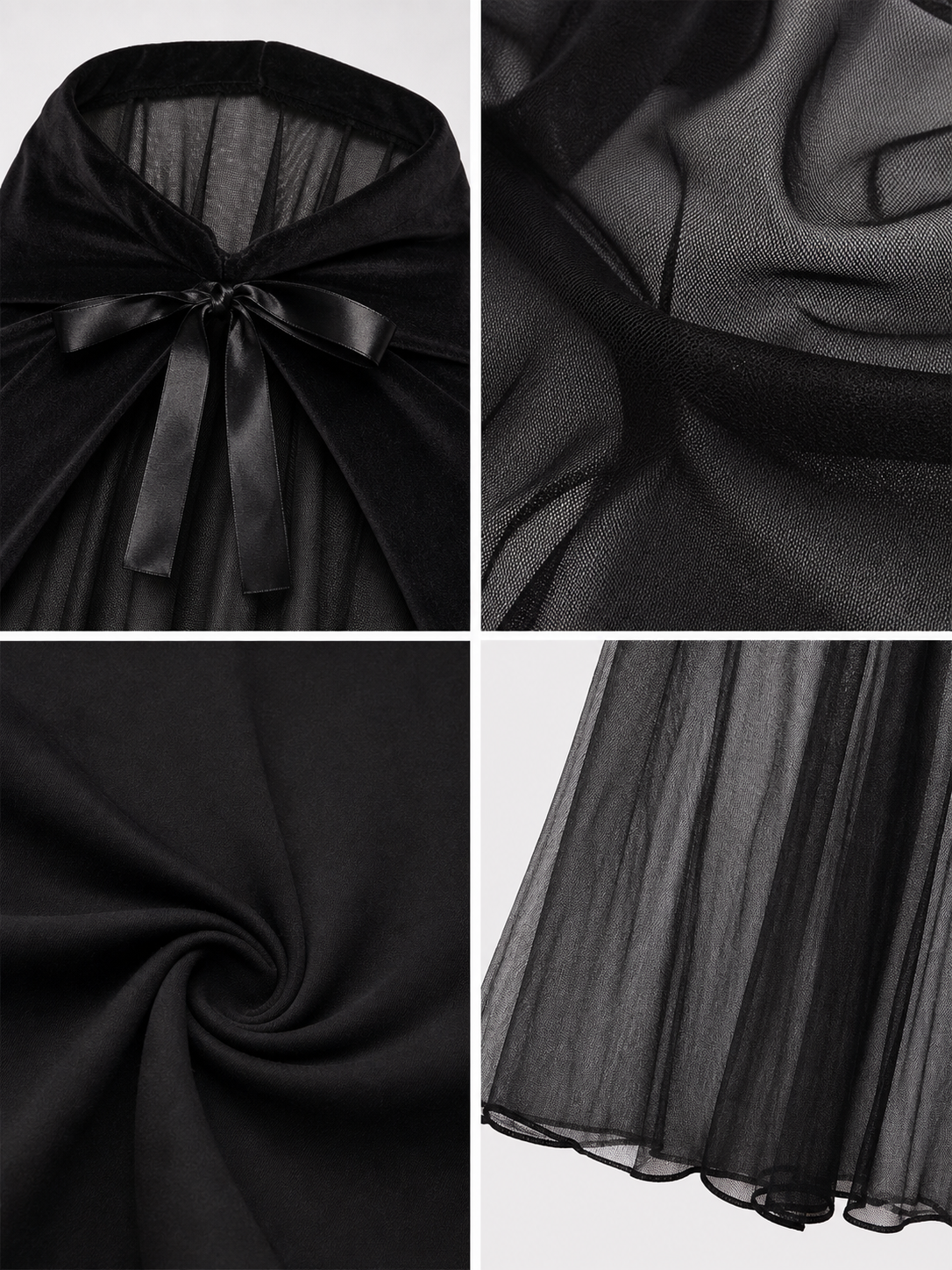 Cosplay Costume: Black Hooded Jumpsuit