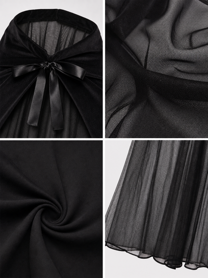 Cosplay Costume: Black Hooded Jumpsuit