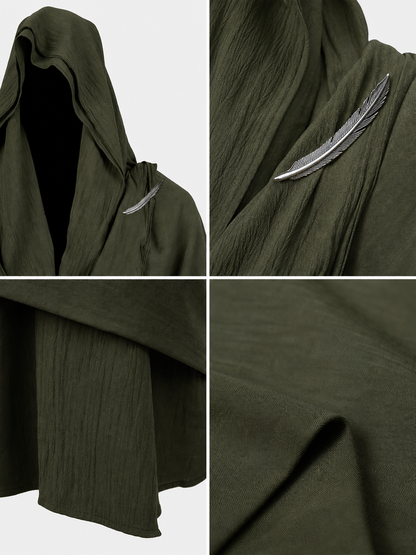 Green Carnival Hooded Cape