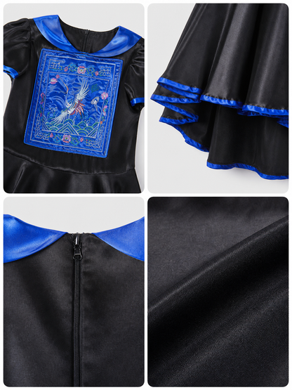Zombie Cosplay Dress Costume with Ruffles
