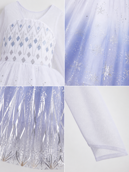 Snowflake Princess Costume for Halloween