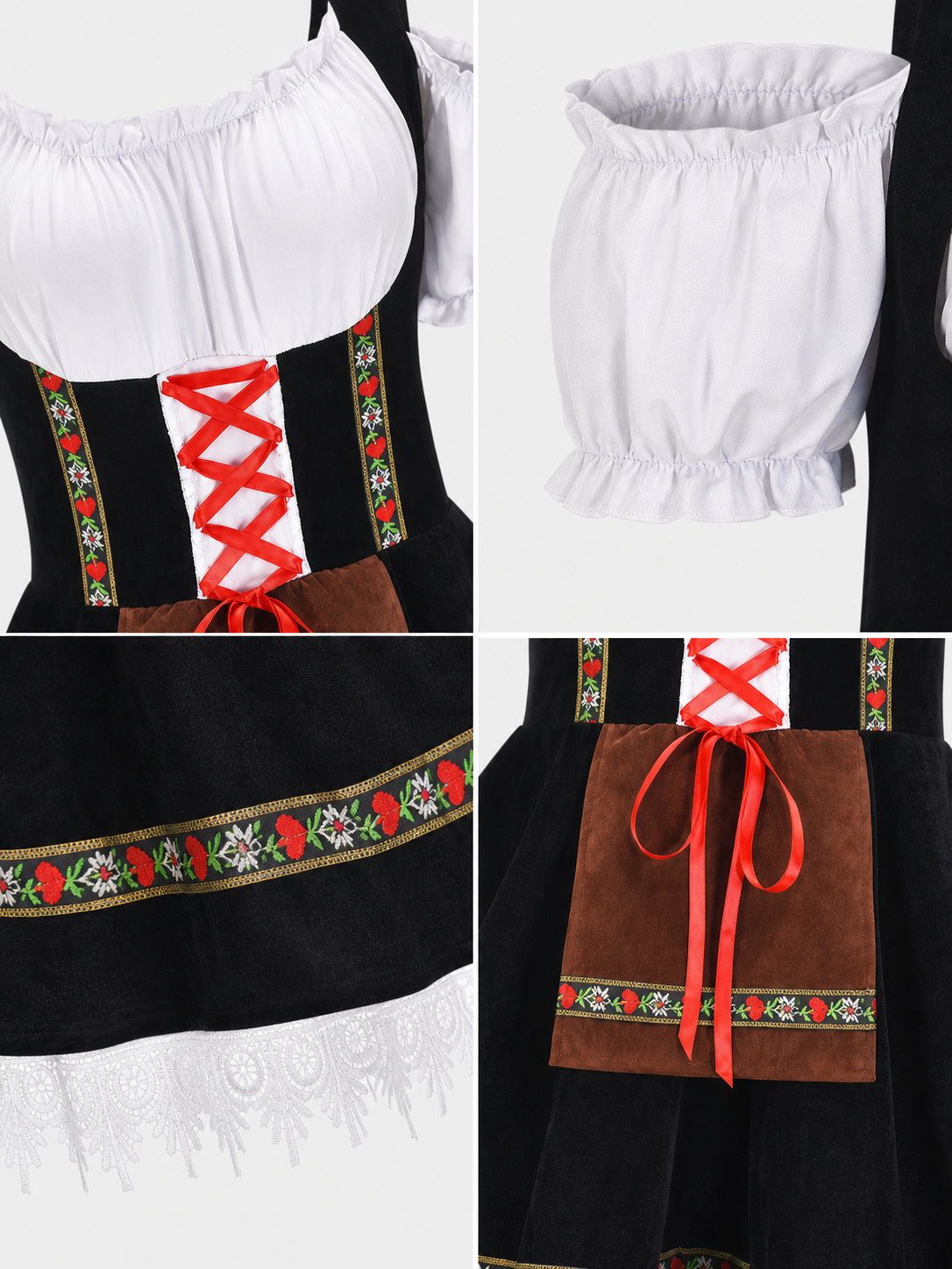 German-Style Costume Dress with Apron