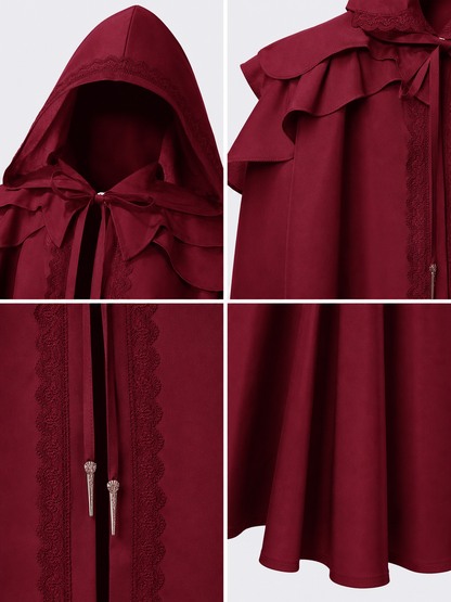 Medieval Hooded Cape for Cosplay