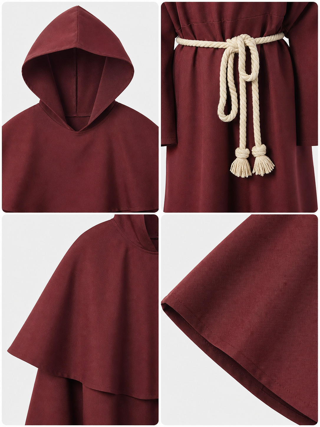 Red Hooded Priest Costume