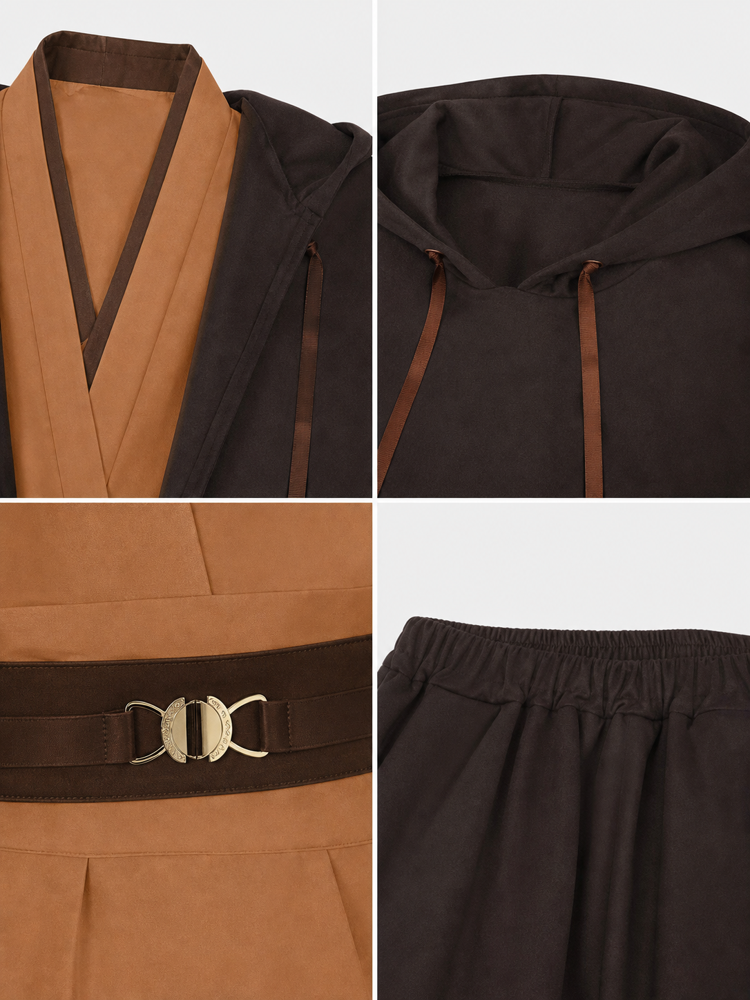 Obi-Wan Kenobi Cosplay Costume, Layered