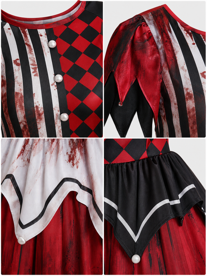 Halloween and Cosplay Harlequin Clown Costume