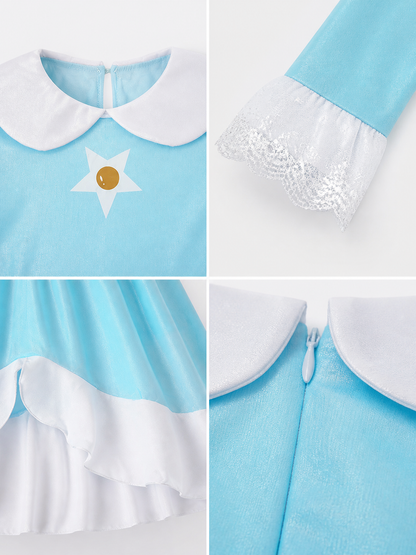 Blue Carnival Dress for Halloween and Cosplay