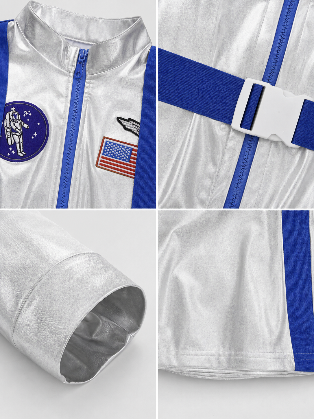 Silver Astronaut Costume for Cosplay