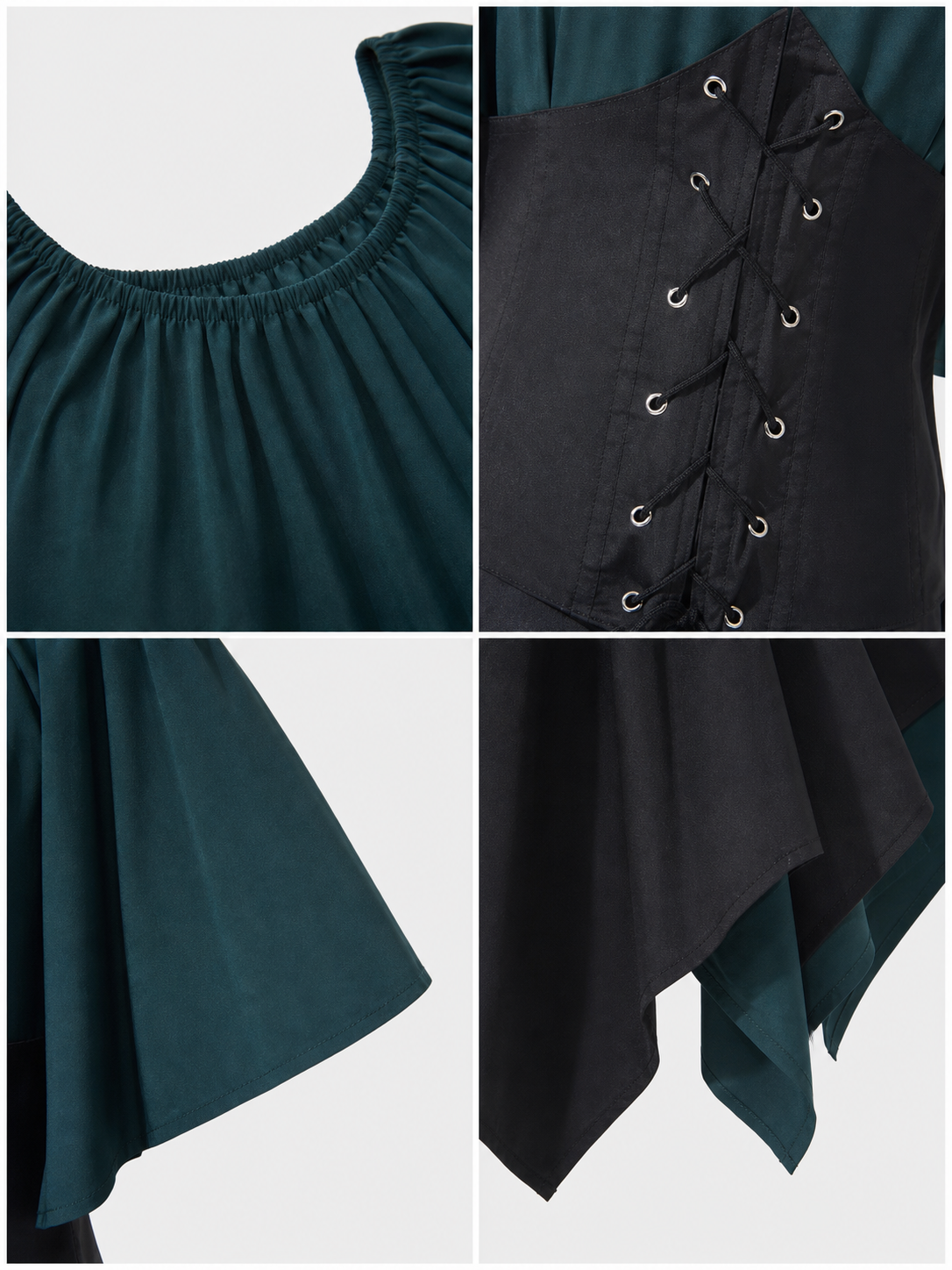 Gothic Medieval-Style Cosplay Dress