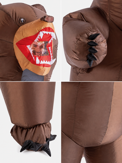 Inflatable Bear Costume for Parties and Photo Shoots