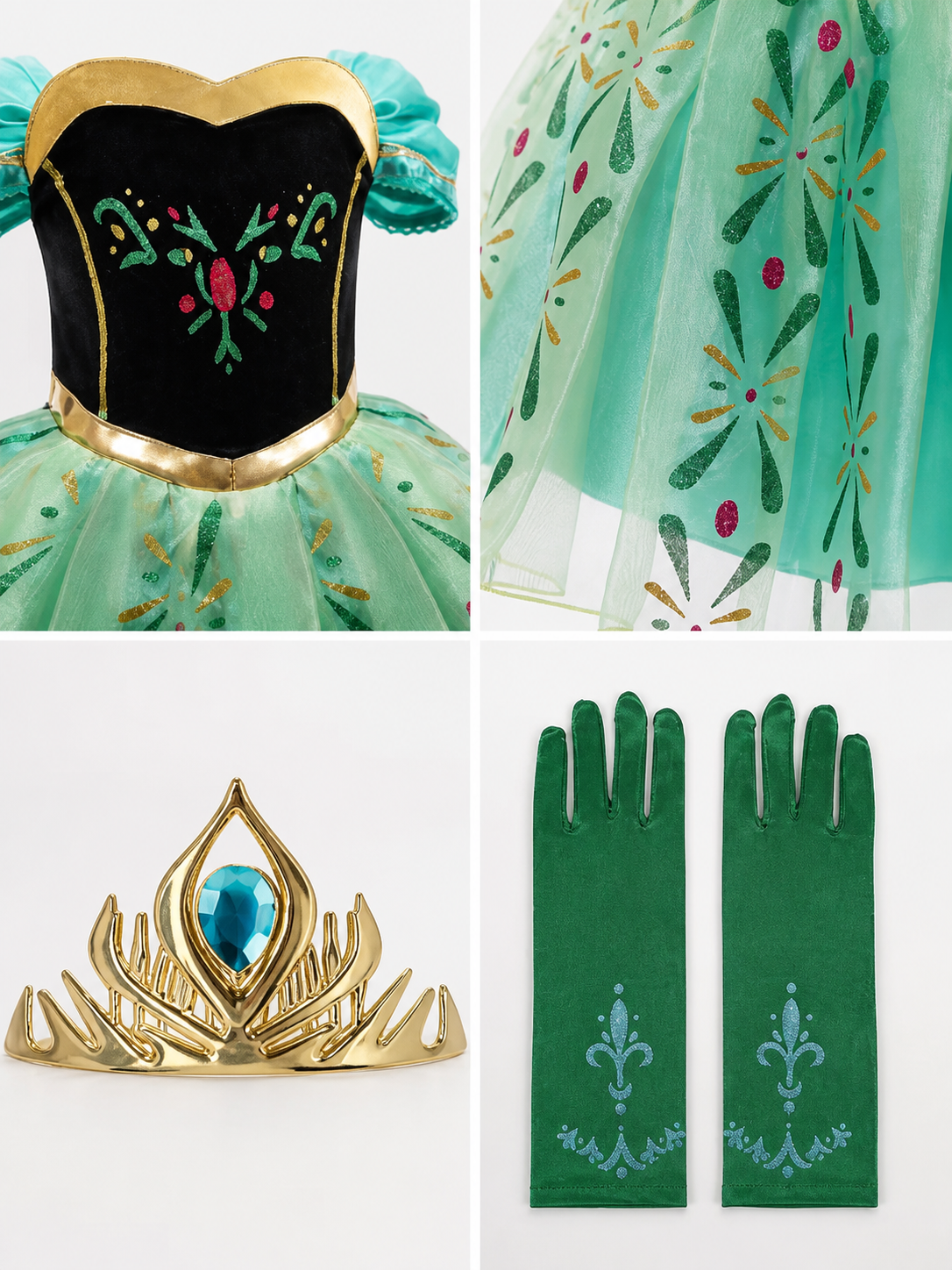 Princess Costume for Halloween and Cosplay detail view