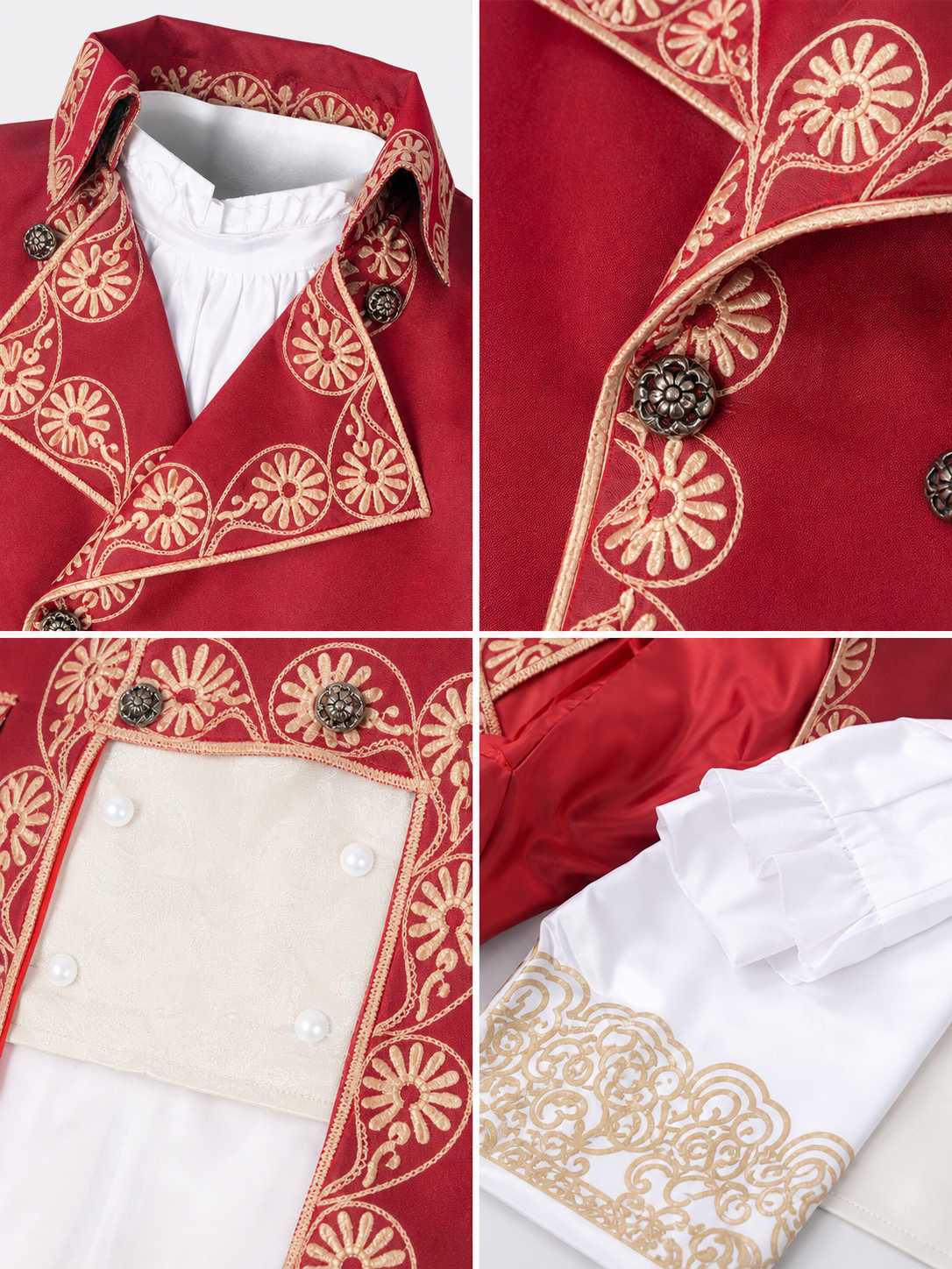 Napoleon Cosplay Costume, Formal, Retro