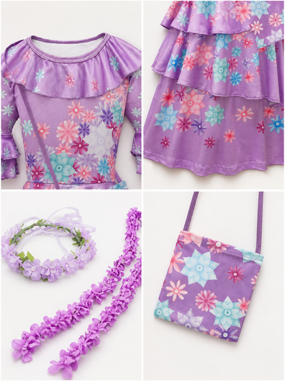 Purple Princess Costume detail view