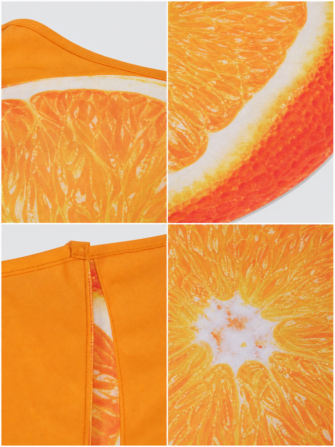 Orange Slice Costume with Headpiece