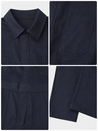 Practical children's short-sleeve jumpsuit