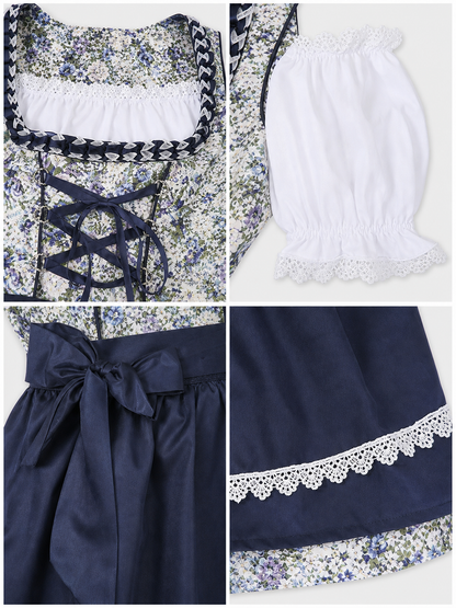 German-Style National Dress with Apron