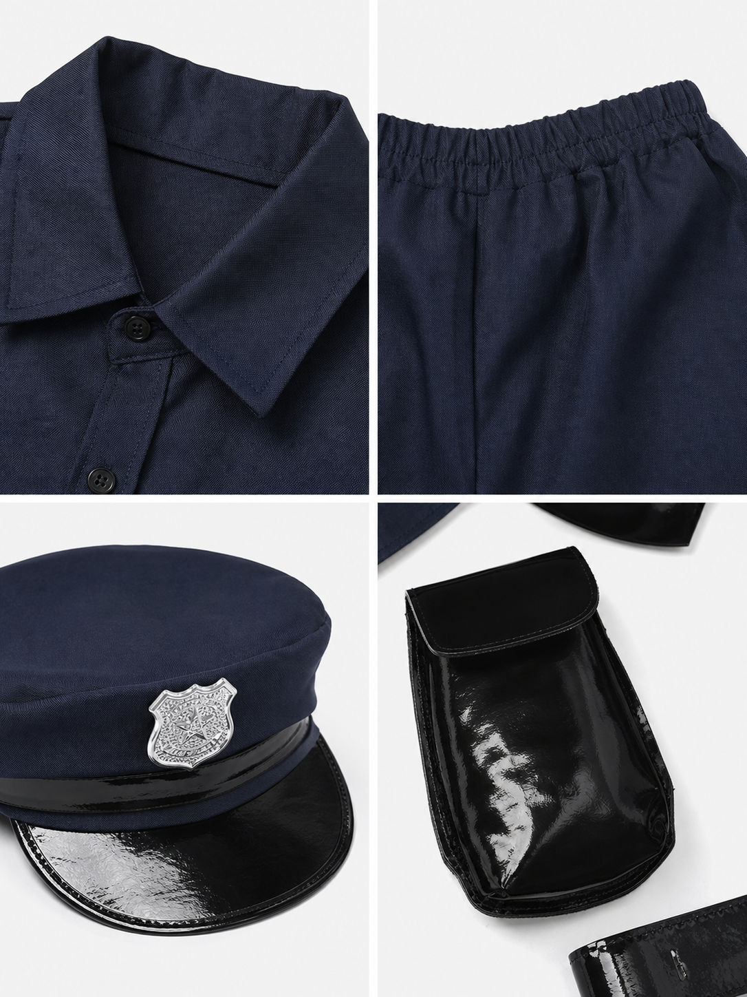 Police costume for role-play and parties