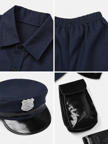 Police costume for role-play and parties