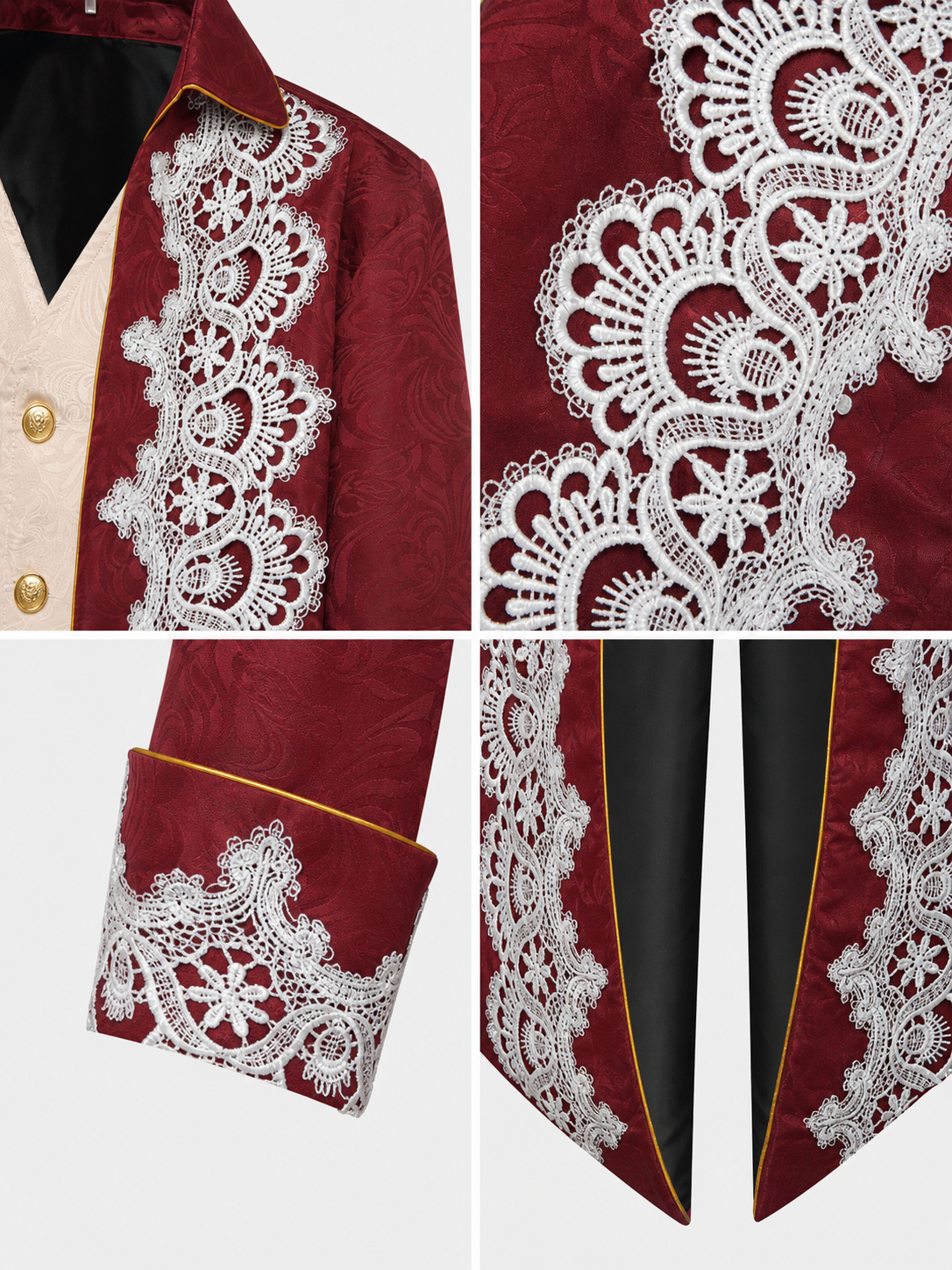 Long Gothic Victorian-Style Tailcoat