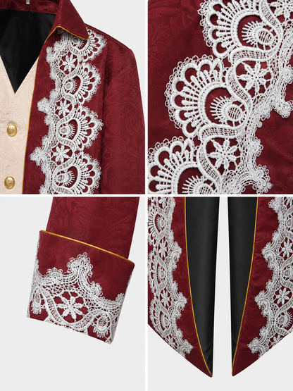 Long Gothic Victorian-Style Tailcoat