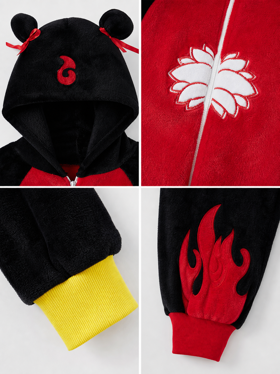 Carnival Hooded Jumpsuit Costume