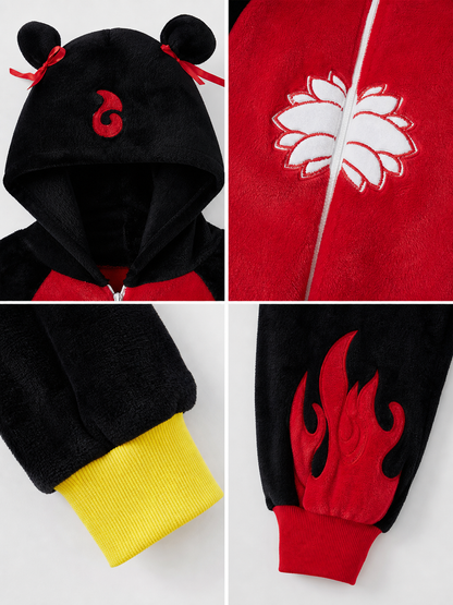 Carnival Hooded Jumpsuit Costume