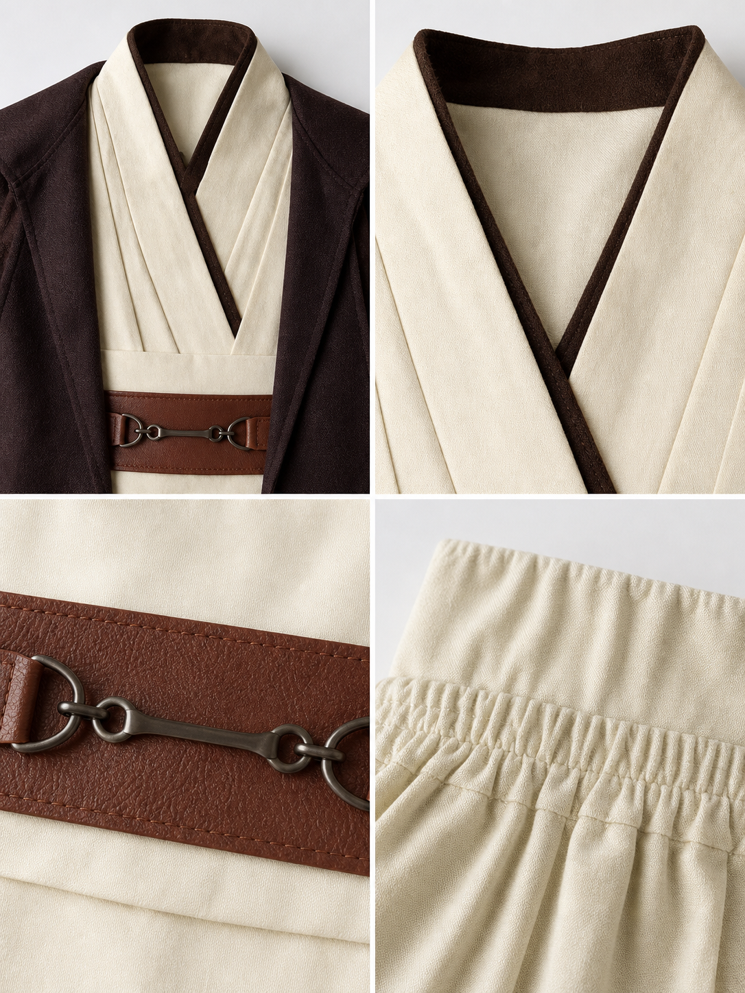 Obi-Wan Kenobi Cosplay Costume with Robe