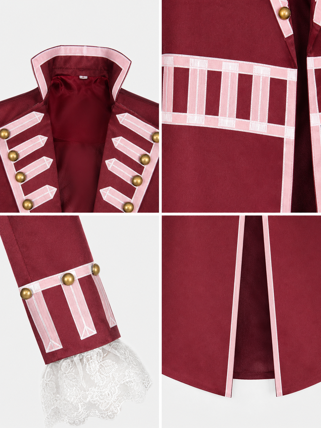 Captain Hook Cosplay Costume, Pirate Jacket