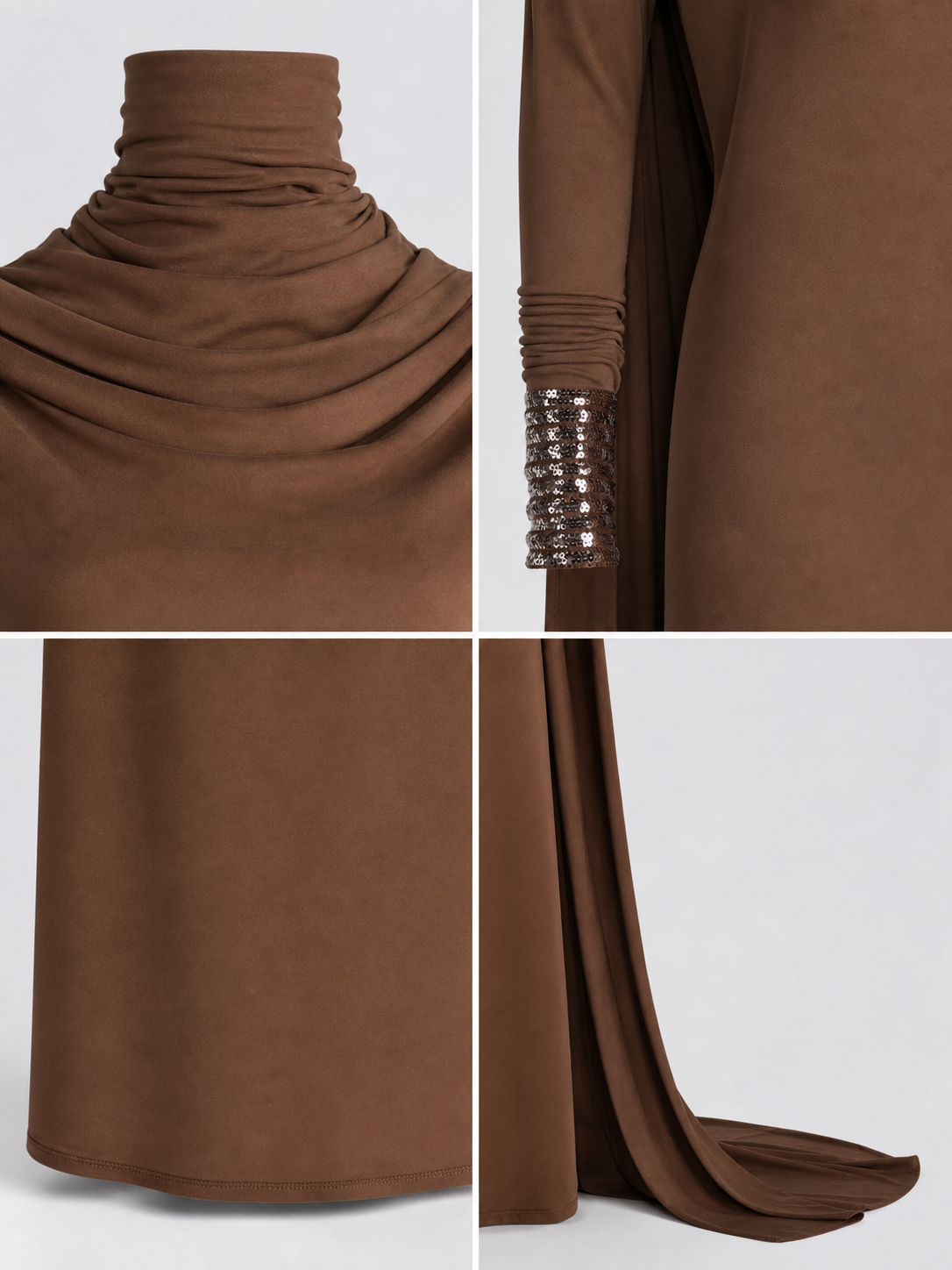 Brown Amilyn Holdo Cosplay Dress