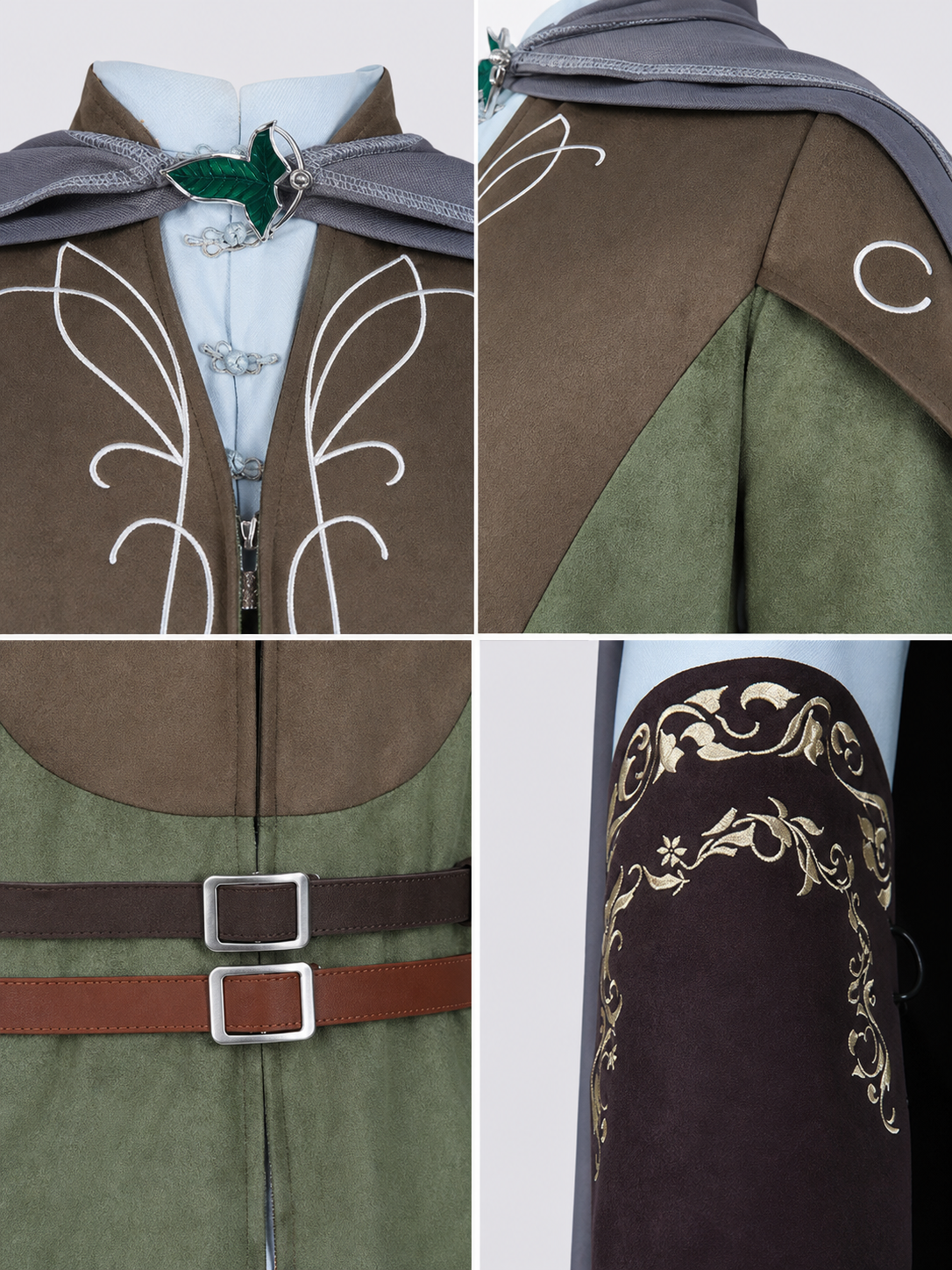 Legolas The Lord of the Rings Cosplay Costume with Cape