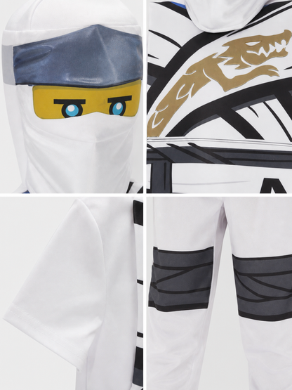 Ninja Costume for Performances with Mask and Gloves