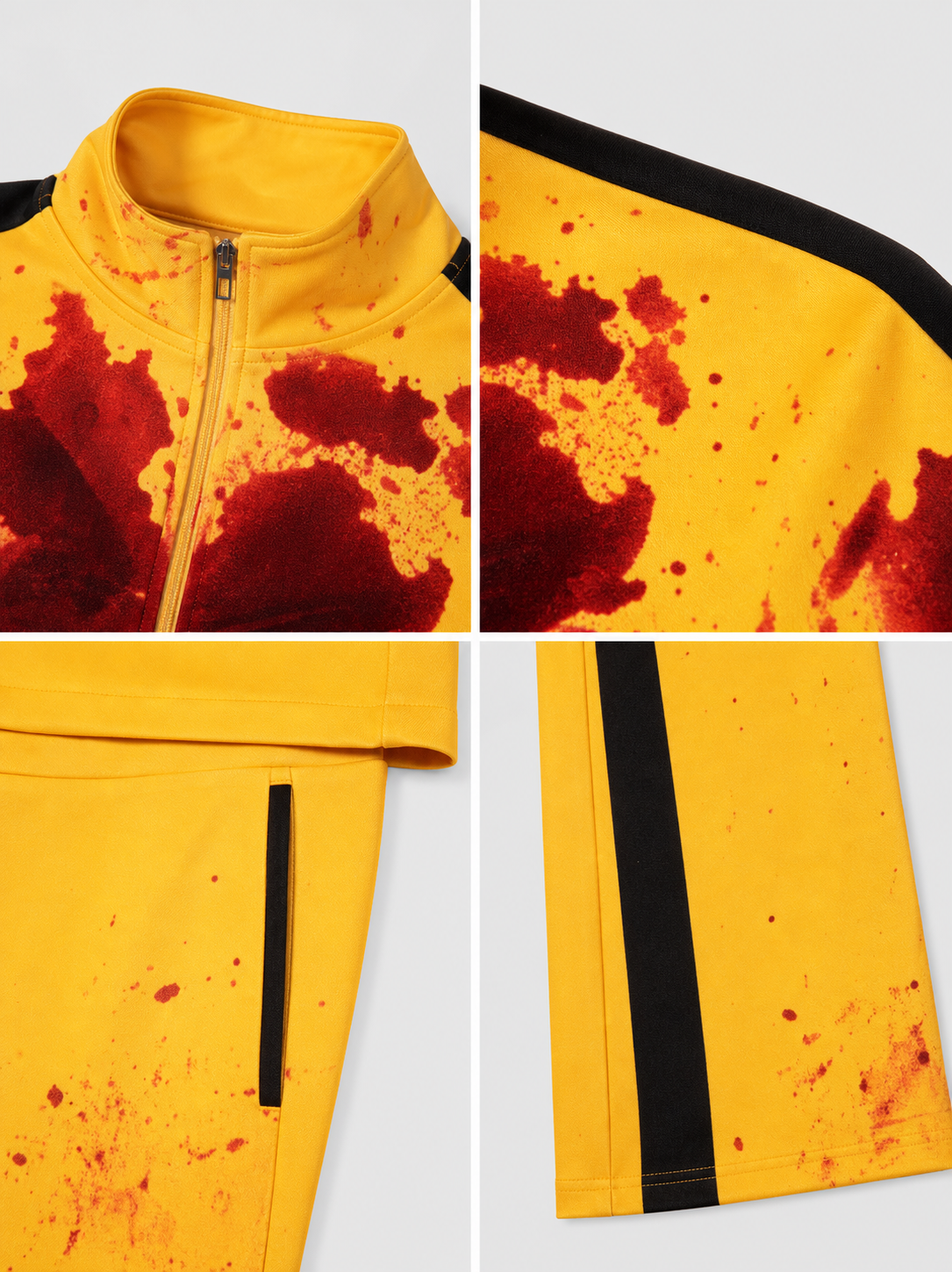 Yellow Kill Bill Cosplay Costume Set
