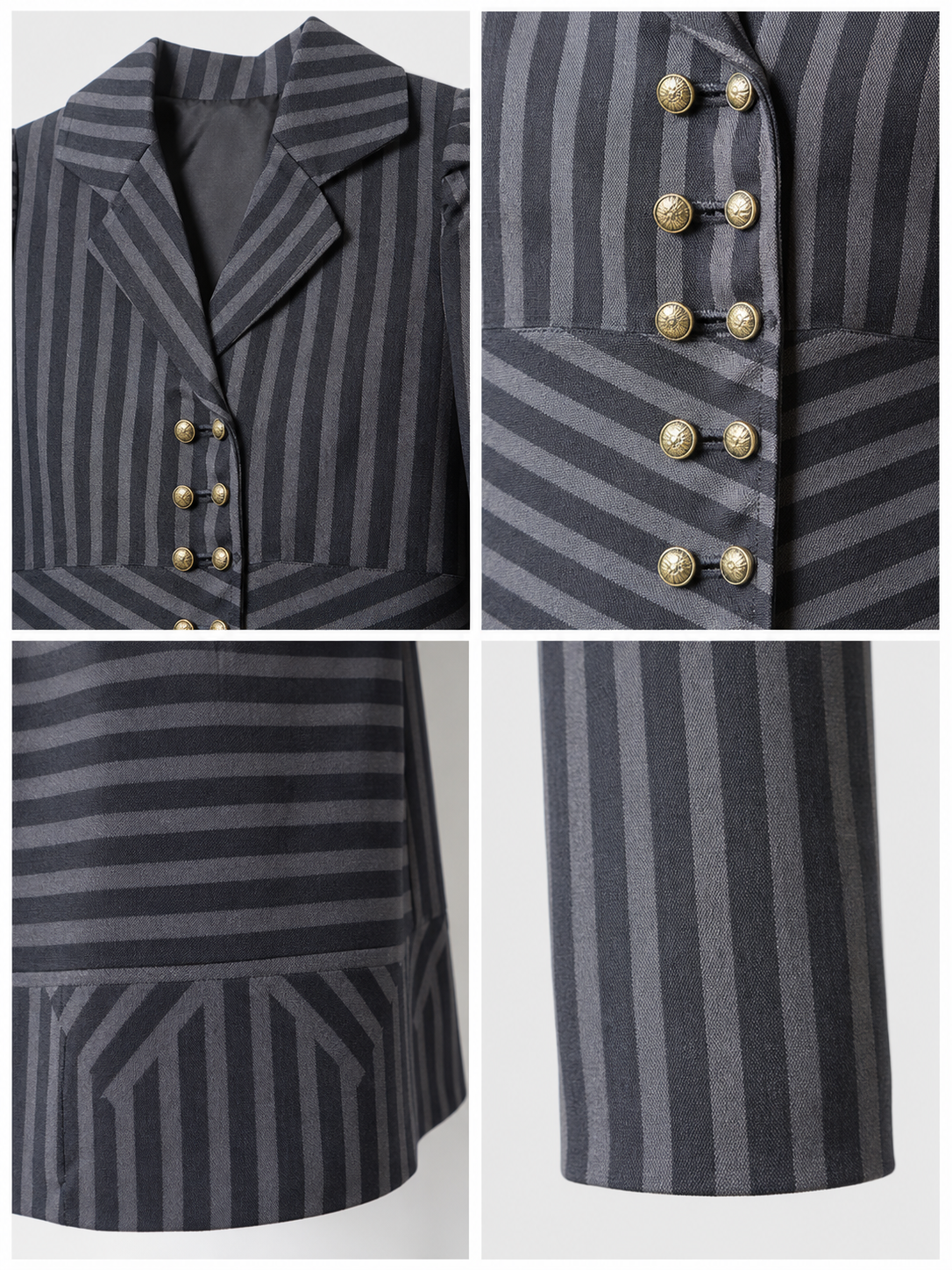 Elphaba Cosplay Costume: Blazer and Skirt