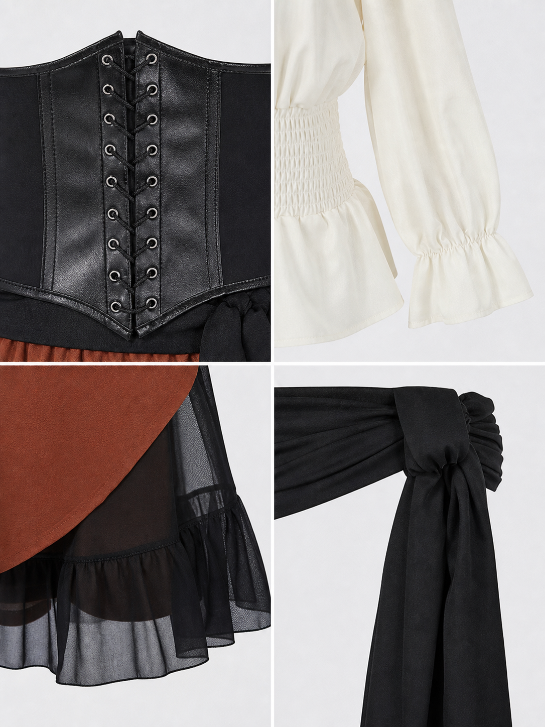 Halloween Pirate Costume with Accessories